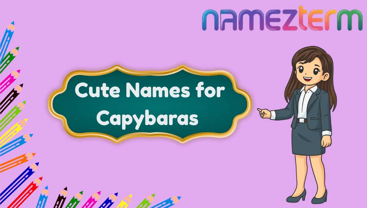 Cute Names for Capybaras